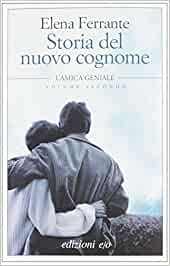 copertina del libro storia di un nuovo cognome