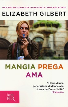 copertin del libro mangia prega ama